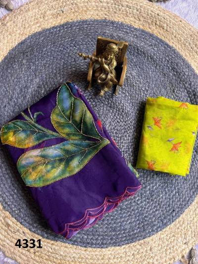 DN 4331 BY VAKRATUND DESIGNER ORGANZA SAREES WHOLESALER IN INDIA